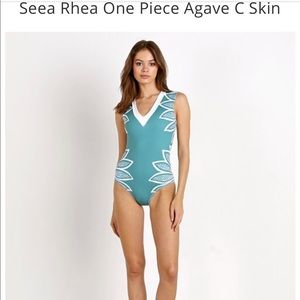 NWOT Seea Rhea One Piece Agave swimsuit